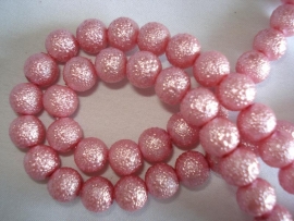 IJsparel rond 8 mm roze