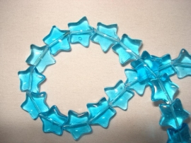 Glaskraal stervormig aquablauw