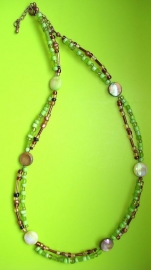 Ketting groene en bruine tinten