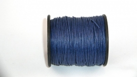 Waxdraad 1 mm donkerblauw