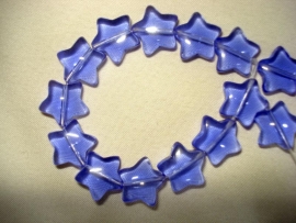 Glaskraal stervormig kobaltblauw
