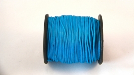 Waxdraad 1 mm aquablauw