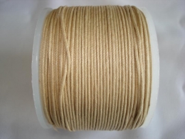 Waxdraad 0,5 mm camel bruin