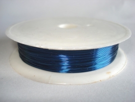 Rol metaaldraad 0,3 mm blauw (wire-wire)