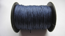 Waxdraad 0,5 mm donkerblauw