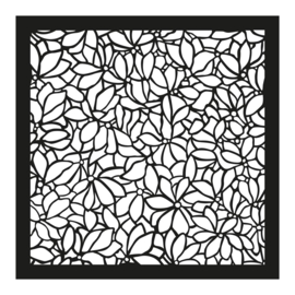 Stamperia Thick Stencil 18x18cm Klimt Flower Pattern (KSTDQ62)