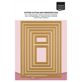 Vaessen Creative • Snij- en Embossingmallen Postzegels 7st. 3625-0302