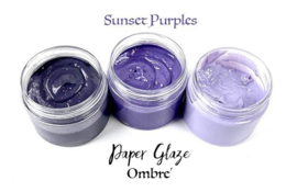 Picket Fence Studios Paper Glaze Ombre Sunset Purples (PG-301)
