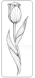 Sweet Poppy Stencil: Tulip Stamp SPSTMP_TULIP