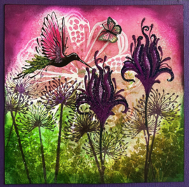 Lavinia Velvet Powder - Purple