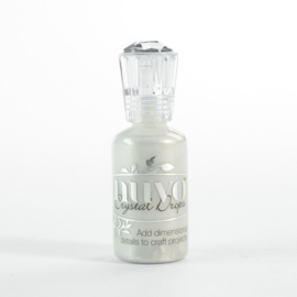 Nuvo crystal drops - ivory seashell 675N