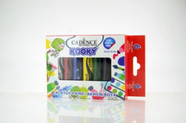 Cadence Kooky acrylverfset 15ml 6 st 11 005 0001 SET2 6x15ML