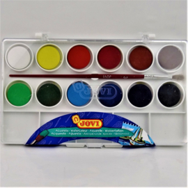 Jovi Water colour Asstd 12 colours WC12