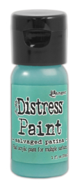 Ranger Distress Paint Flip Cap Bottle 29ml  Salvaged patina TDF72775 Tim Holtz