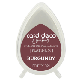 Card Deco Essentials Fast-Drying Pigment Ink Pearlescent Burgundy  CDEIPL021