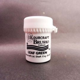 Brusho Individual Colours Small Pot 15gr of Leaf Green