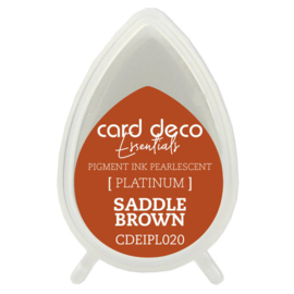 Card Deco Essentials Fast-Drying Pigment Ink Pearlescent Saddle Brown  CDEIPL020