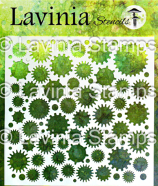 Cogs – Lavinia Stencils ST038 20 x 20 cm