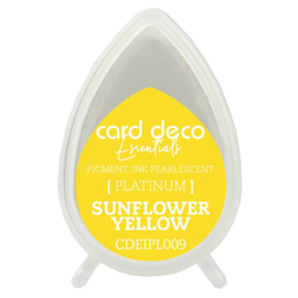 Card Deco Essentials Fast-Drying Pigment Ink Pearlescent Sunflower Yellow  CDEIPL009