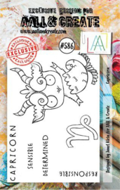 AALL & Create Stamp Capricorn AALL-TP-586 7,3x10,25 cm