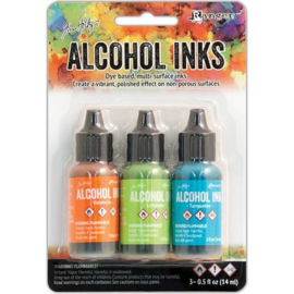 Ranger Alcohol Ink Kits Spring Break 3 x 15 ml  TAK52555 Tim Holtz