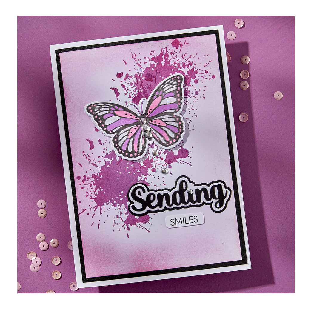 Wildflowers BetterPress Plate Splatters (BP-288)