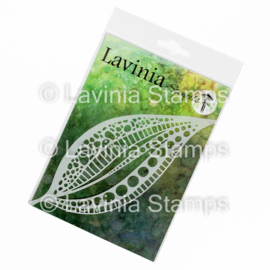 Tall Leaf Mask – Lavinia Stencils ST027  17cm x 7cm