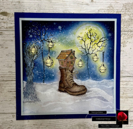 Wishing Post Stamp LAV1023