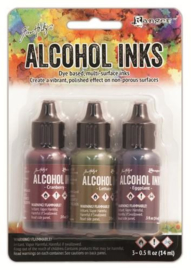 Ranger Alcohol Ink Kits Farmer`s Market 3x15ml  TIM19763 Tim Holtz