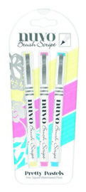 Nuvo brush script pens - pretty pastels 112N