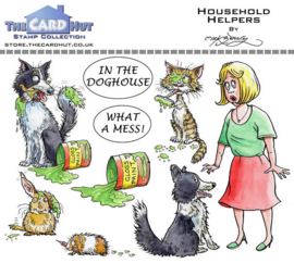 The Card Hut Household Helpers Clear Stamps (MBPHH)
