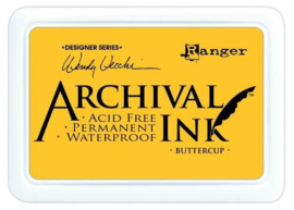 Ranger Archival Ink pad - buttercup AID45632 Wendy Vecchi