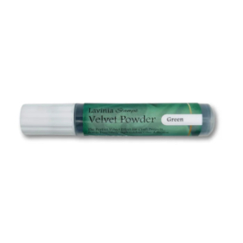 Lavinia Velvet Powder - Green