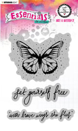 ABM-ES-STAMP129	ABM Cling Stamp Just a butterfly Essentials nr.129