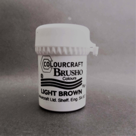 Brusho Individual Colours Small Pot of Light Brown