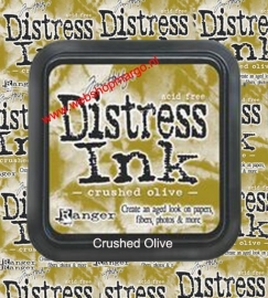 Distress Ink Pad Crushed Olive TIM27126