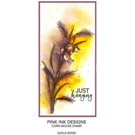 Pink Ink Designs Corn Mouse A7 Clear Stamp Set PI134