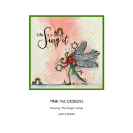 Pink Ink Designs The Singer A6 Clear Stamp Set PI144