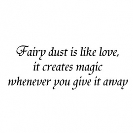 Fairy dust is like love LAV024