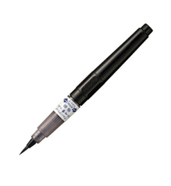 Kuretake Fude pen compact, Gokuboso blue DBE160-378S
