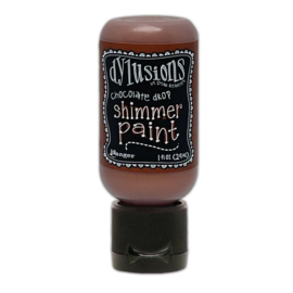 Ranger Dyan Reaveley Dylusions Shimmer Paints Chocolate Drop 1 oz DYU88004