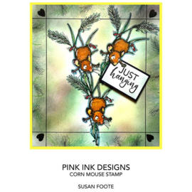 Pink Ink Designs Corn Mouse A7 Clear Stamp Set PI134
