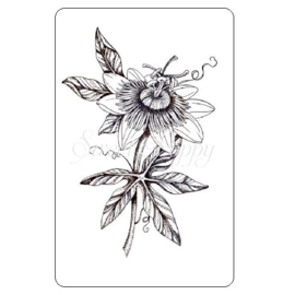 Sweet Poppy Stencil: Passion Flower Stamp SPSTMP_PASSION