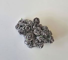 Roos 2 cm, grijs10 stuks