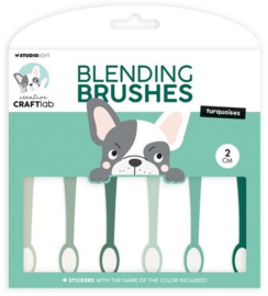 Studio Light Blending brushes 2cm soft brush turq. Ess. nr.14 CCL-ES-BBRU14 145x130x25mm