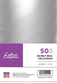 Crafter's Companion - A6 Self Seal Cello Bags - 50 st. CC-CELB-A6