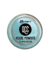 QuickCure Clay Pearl Powders Turquoise, 0.25oz - QCP71655