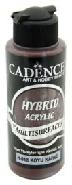 Cadence Hybride acrylverf (semi mat) Donker bruin 01 001 0018 0120 120 ml