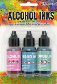 Ranger • Tim Holtz Alcohol Ink Kit Getaway 3pcs TAK86130