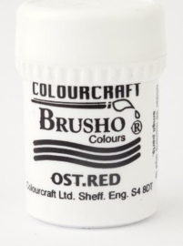 Brusho Individual Colours Small Pot of Ost. Red 15 gr